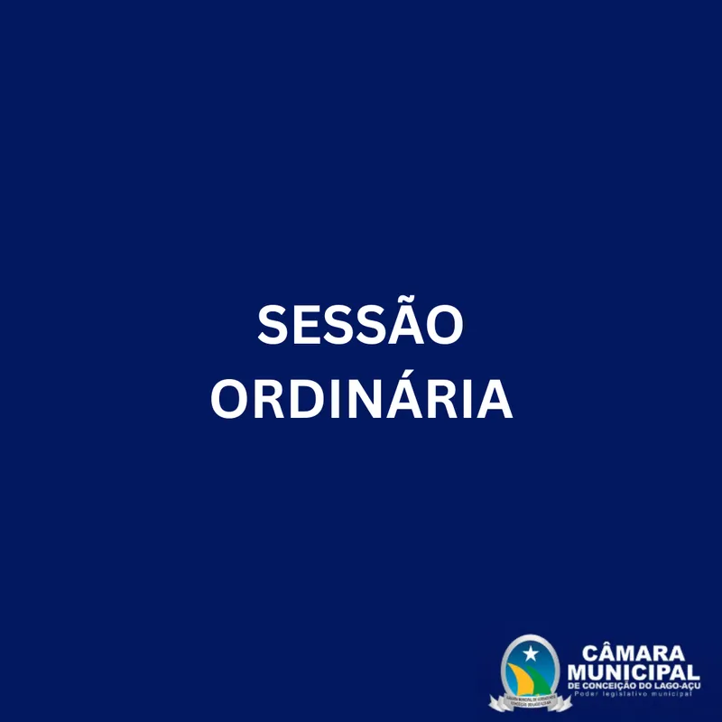 Sessão Ordinária